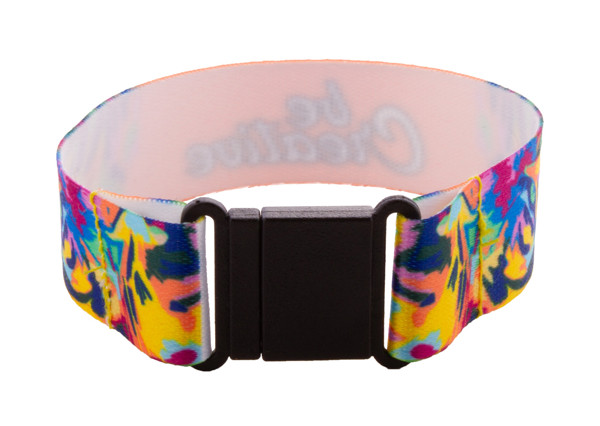 Mojo RPET bracelet, recycled polyester - White