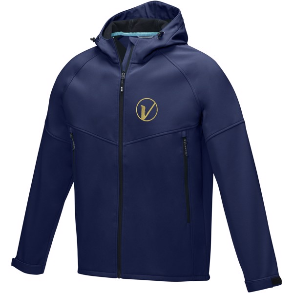 Giacca Coltan da uomo in softshell riciclato - Navy / M