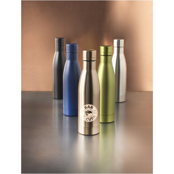 Bouteille isotherme Vasa sous vide avec couche de cuivre de 500 ml - Bleu