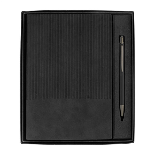 Coffret cadeau papéterie Strium - Noir