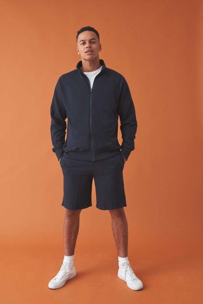 Campus Full Zip Sweat - Deep Black / 2XL
