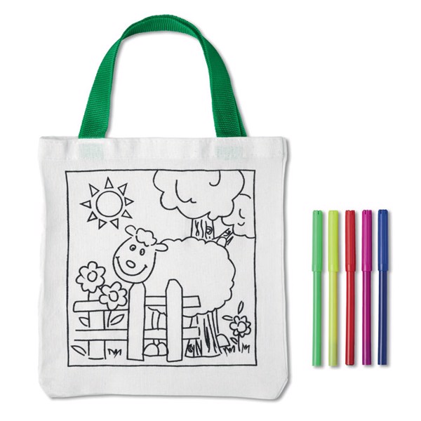 Sac coton à colorier Mateusz