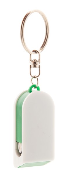 Mobile Holder Keyring Satari - White / Green