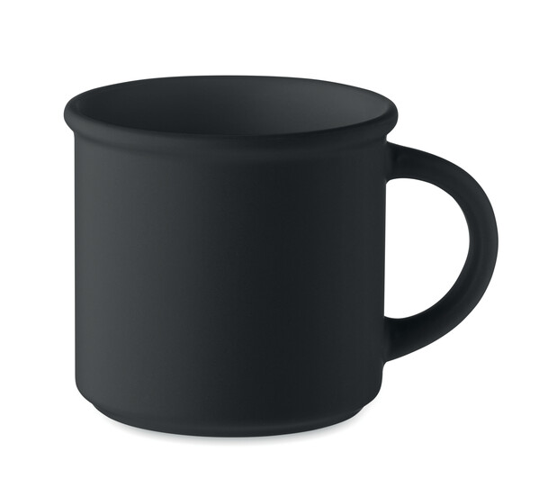 Matný keramický hrnček 300 ml - Čierna