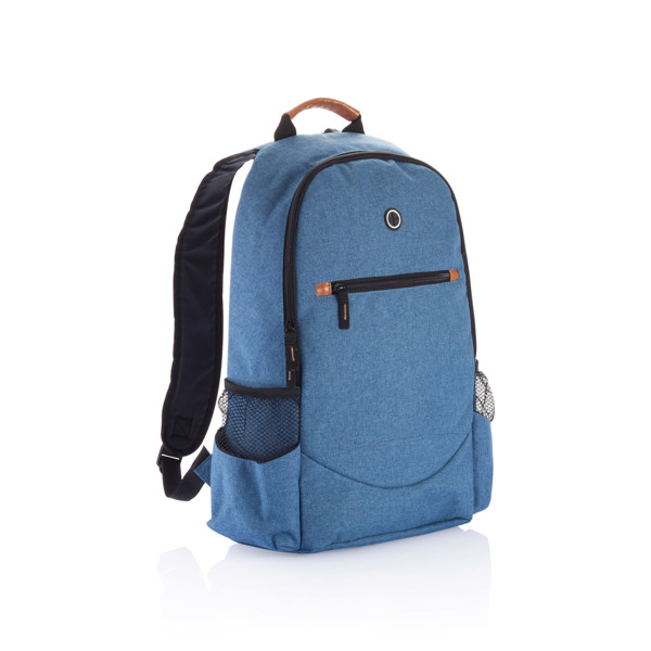 Modischer Duo Tone Rucksack, PVC-frei - Blau