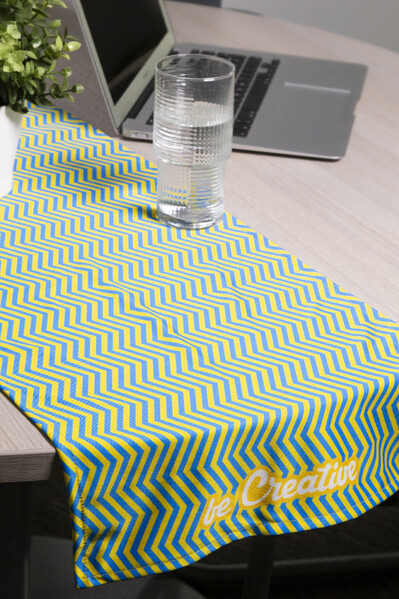 Chemin de table personnalisable en RPET PrinTable M