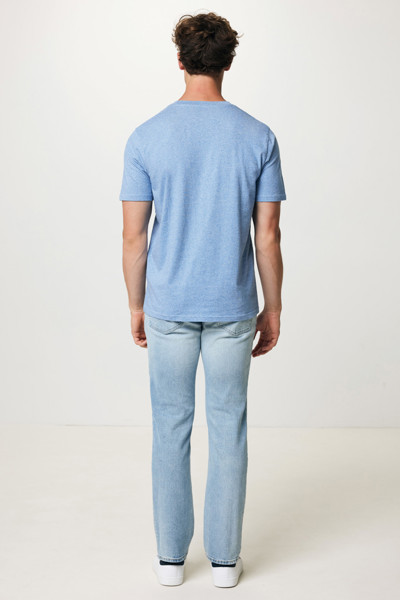 T-shirt léger en coton recyclé IQONIQ Sierra - Light Heather Blue / XXXL