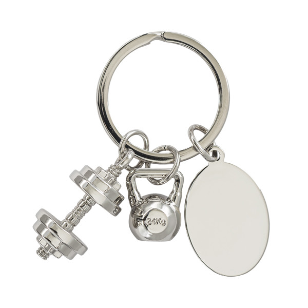 GymKey keychain with a sports motif