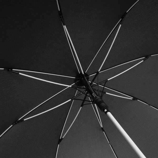 Automatic Stick Umbrella Cancan - Black / White