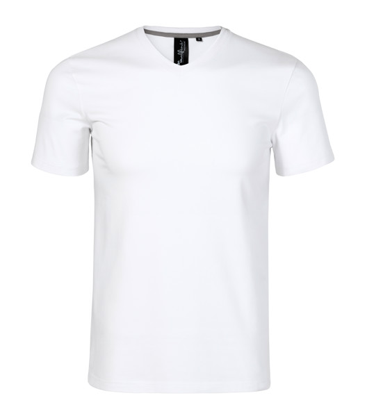 Tričko Pánske Malfini Premium® Action V-Neck - Biela / 2XL