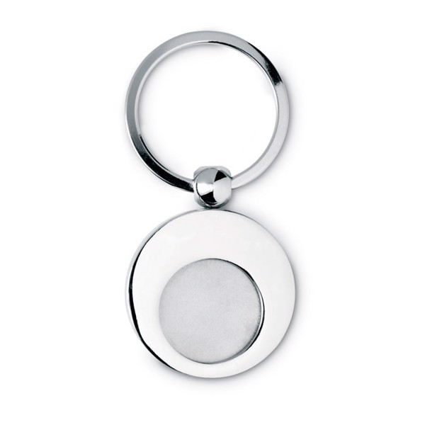 MB - Metal key ring with token Euring