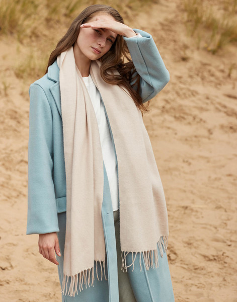Classic Woven Scarf - Biscuit / ONE SIZE