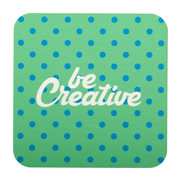 Paper Coaster CreaPint, Square - White
