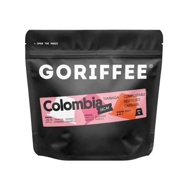 Kapsule Nespresso Colombia, Decaf