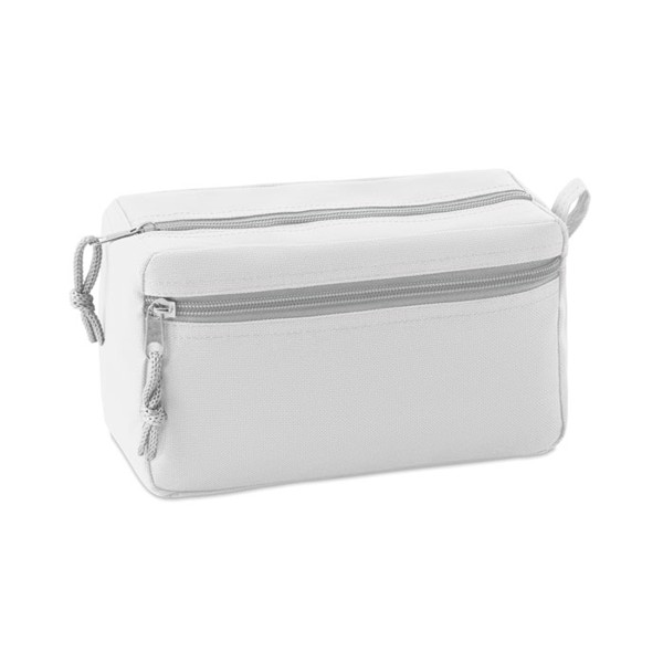 New & Smart cosmetic bag, 600D polyester, 210x130x80mm - White