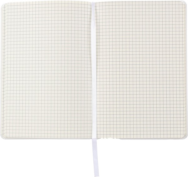 Bloco de notas em PU (A5) Bradley - White