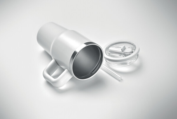 Bicchiere doppio strato. 500ml Aland - Bianco