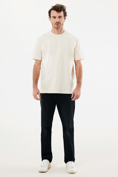 IQONIQ Nikko heavyweight recycled cotton t-shirt - Natural Raw / 4XL