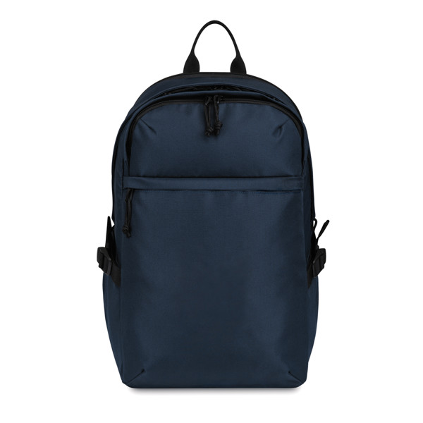 Sac à dos ordinateur 15" en rPET AWARE™ Renew - Bleu Marine