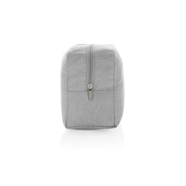 Impact Aware toiletry bag, recycled canvas 285 gsm - Grey