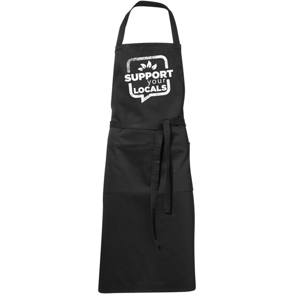 Viera 240 g/m² apron - Solid Black