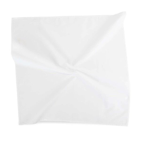 Square Bandana - White