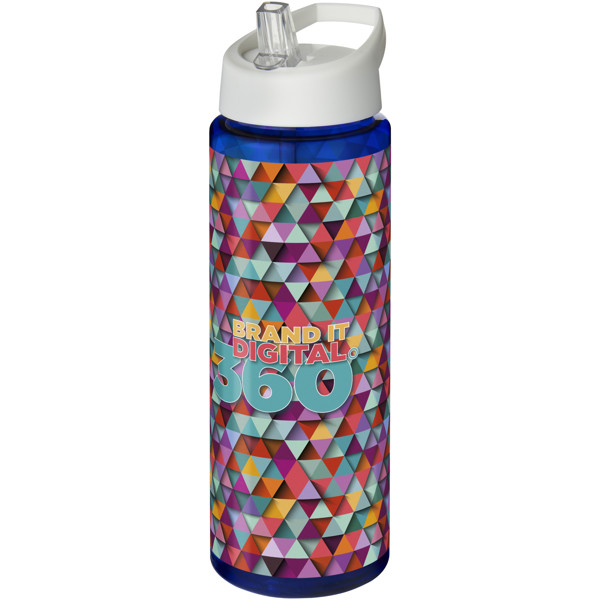 Bouteille de sport H2O Active® Vibe 850ml  couvercle bec verseur - Bleu / Blanc