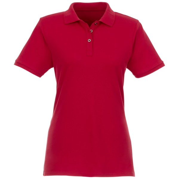 Beryl short sleeve women's organic recycled polo - Red / 2XL