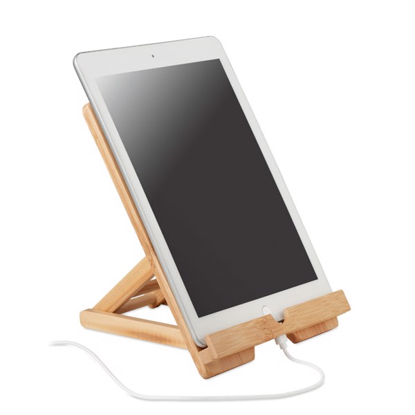Tuanui bamboo tablet stand, foldable design
