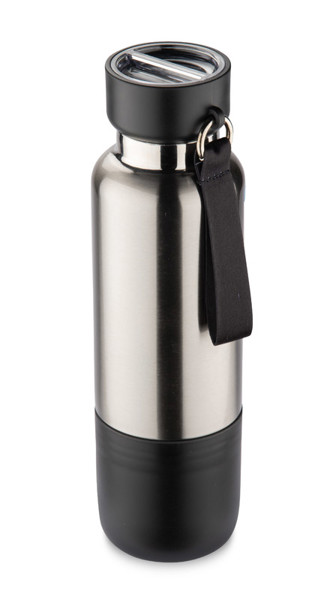Vacuum flask with a lanyard RON 500 ml - black