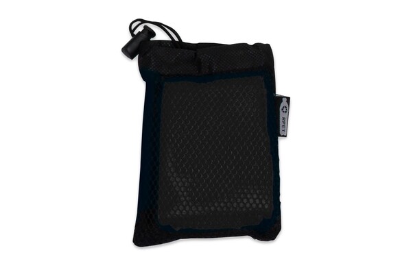 Serviette rafraichissante en R-PET  30X80cm - Noir / Noir