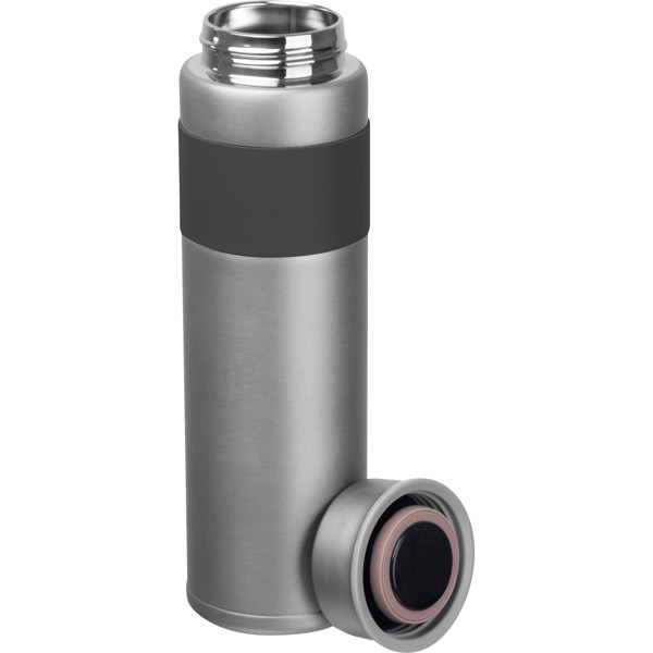 Vakuumska termo steklenica, 600 ml - Siva