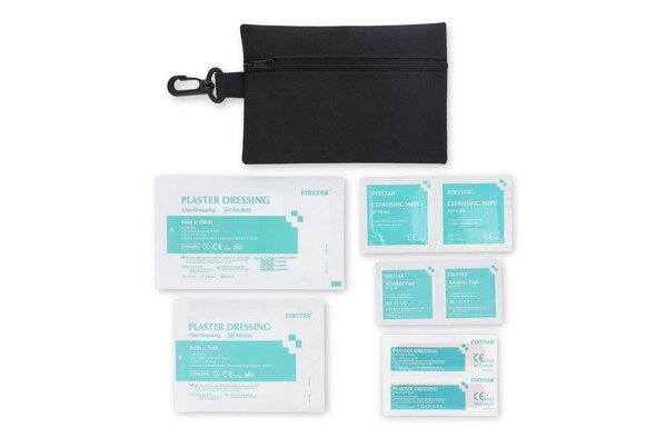 Trousse de premiers secours 13 pièces Denali - Noir