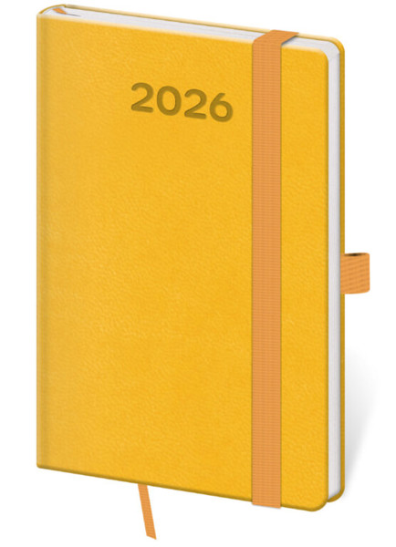 Vreckový diár Print Pop žltý