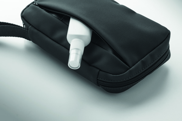 Toiletry bag 600D RPET Vanit - Black