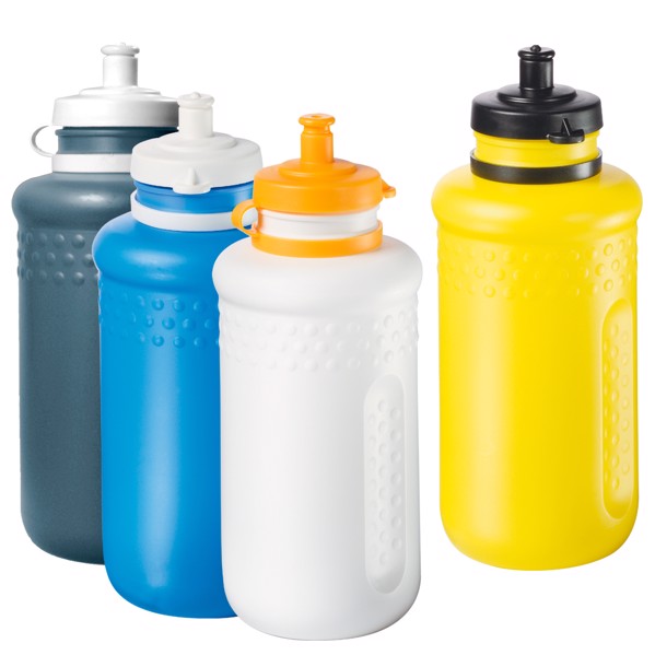 Gourde "Vélo" 0,5 L Avec Embout D'aspiration - Blanc