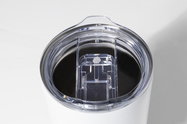 Thermo Cup Streaky Tall - White