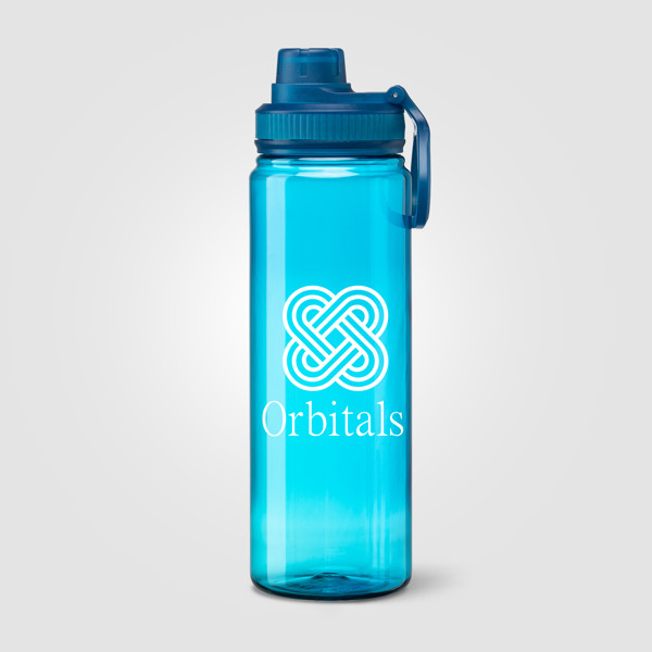 Alaska rPET Carry Handle Sports Bottle - 800 ml - Royal Blue / 4 Color inkjet