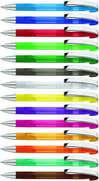 LOOK grip transparent M SI guľôčkové pero - Žltá