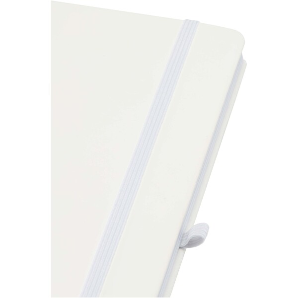 Spectrum A5 recycled hard cover notebook - White