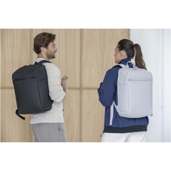 SMART 15" GRS recycled laptop backpack 18L - Black