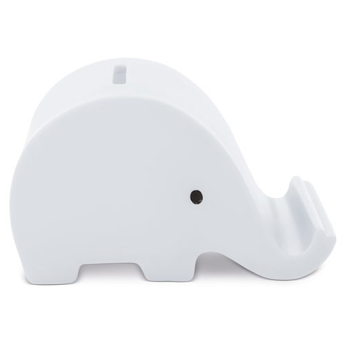 HUCHA PORTAMOVIL "ELEPHANT" - Blanco