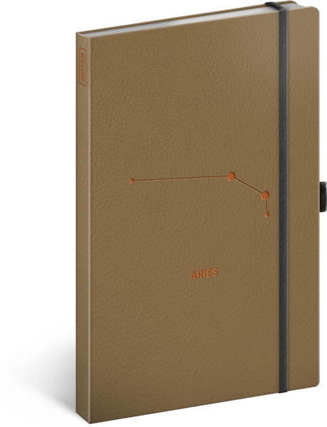 Notique Notes Zvěrokruh Beran, Linkovaný, 13 x 21 cm