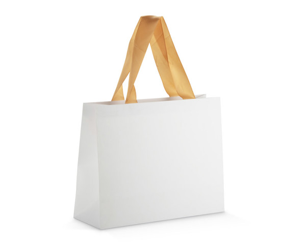 Paper bag DUNA large - white