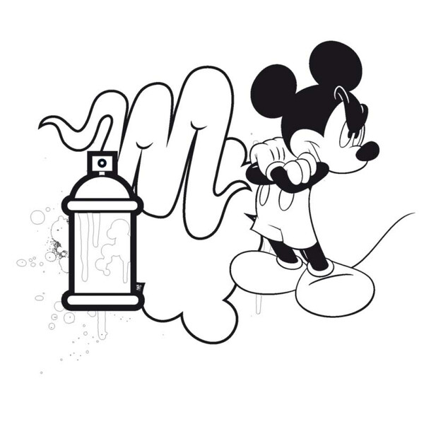 Poznámkový Kalendár Mickey Mouse – Diy: Maľovankový Kalendár, 30 x 30 cm