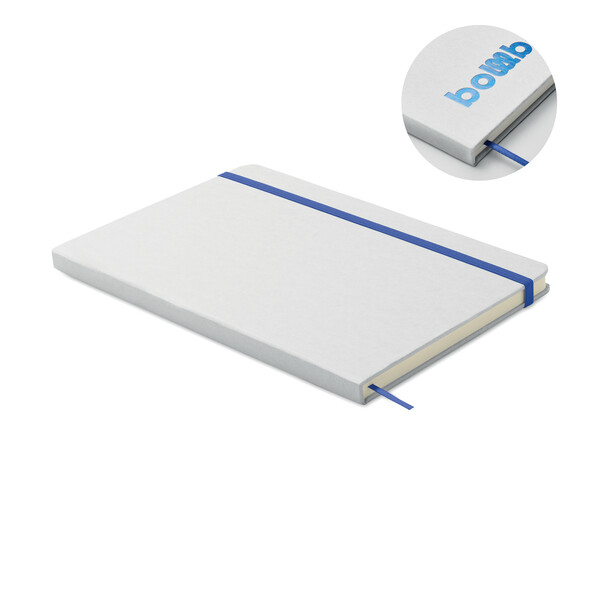 Carnet A5  à couleur révélée Route White - Bleu