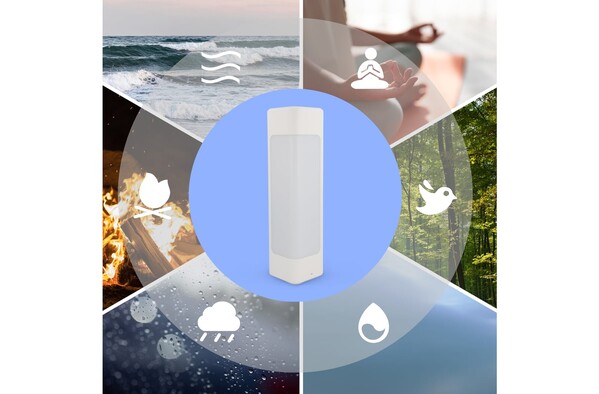 Xoopar Aura Enceinte à bruit blanc en plastique recyclé