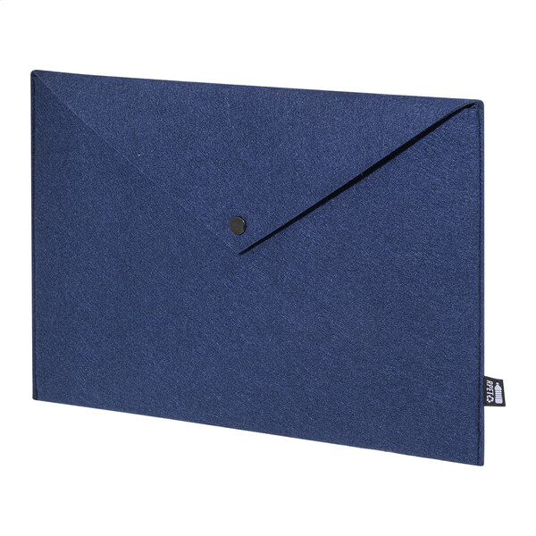 Porte-Documents En Rpet Refelt Slim - Bleu Foncé