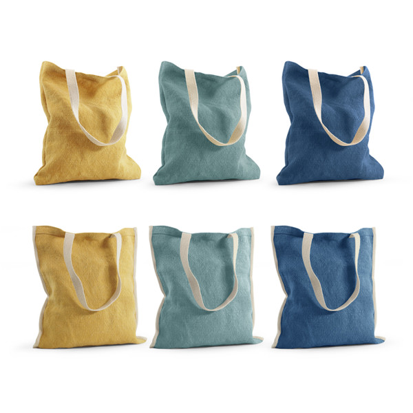 Sac reverso jute TOPDAY - JAUNE