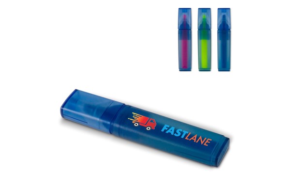 Highlighter R-PET - Blue / Yellow